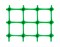 Сетка для подзаборного пространства ЗР-15/0.4/20, ячейка 20x20мм, высота 0.4м, пластиковая, лесной зеленый, в рулоне 20м, на метраж 80141