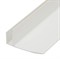 Профиль F-образный для откоса окна, 45мм, 3м, белый, ПВХ 223