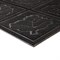 Коврик придверный 2040, 40x60см, грязезащитный, черный, резиновый - фото 79695