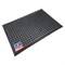 Коврик придверный REM, 90x150см, грязесборный, ячеистый, черный, резиновый 3945 - фото 79760