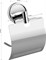 Держатель туалетной бумаги САНАКС 1133, металлический, хромированный, с экраном, с универсальным крепежом 70566