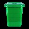 Бак универсальный Ар-Пласт Bricks 1010, 75л, с крышкой, пластиковый, зеленый - фото 82827