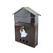 Ящик почтовый Домик Голубь, 350x240мм, коричневый, с замком - фото 83065