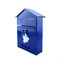 Ящик почтовый Домик Голубь, 350x240мм, синий, с замком - фото 83067