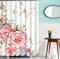 Шторка для ванной комнаты тканевая Цветочное настроение MZ-139, 180x200см, водонепроницаемая 69696