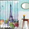 Шторка для ванной комнаты тканевая Париж MZ-147, 180x200см, водонепроницаемая 69684