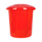 Бак универсальный Ар-Пласт 1004, 75л, с крышкой, пластиковый, красный - фото 83443