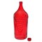 Бутыль для вина Виноград, с винтовой пробкой, 2л, красная, стеклянная - фото 83473