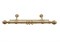 Карниз LEGRAND Валанс, 2-рядный, 2м, круглый для штор, беленый дуб/золото, металлический, с наконечниками - фото 84221