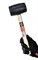 Киянка резиновая STARTUL MASTER ST2010-75, 750г, белая резина, деревянная рукоятка 79176