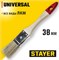 Кисть плоская  38мм, натуральная щетина, STAYER UNIVERSAL-STANDARD, деревянная ручка 1566