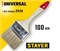 Кисть плоская 100мм, натуральная щетина, STAYER UNIVERSAL-STANDARD, деревянная ручка 1572