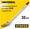 Кисть радиаторная 38мм, натуральная щетина, STAYER UNIVERSAL, деревянная ручка 21812