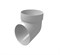 Колено водостока, диаметр 95мм, полиэстер, RAL 9003 белый 7376 Колено водостока, диаметр 95мм, полиэстер, RAL 9003 белый 7376